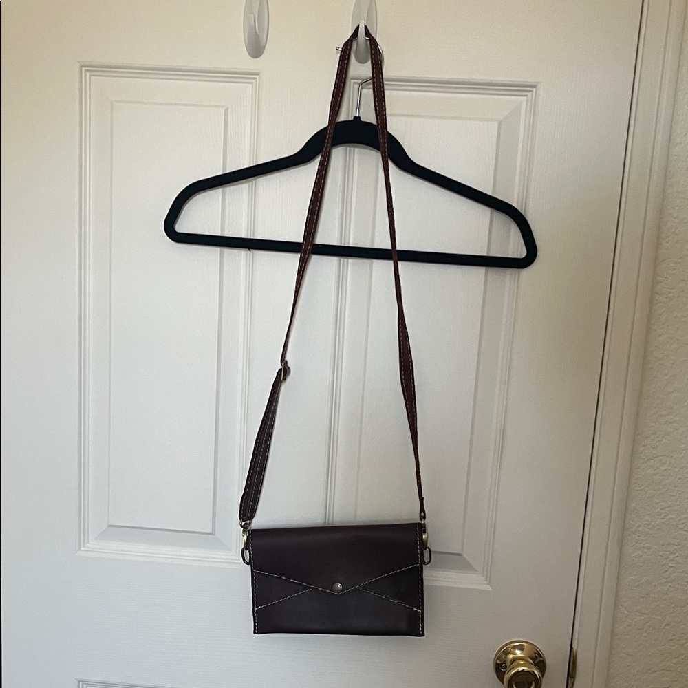 Almost Perfect Portland Leather crossbody purse